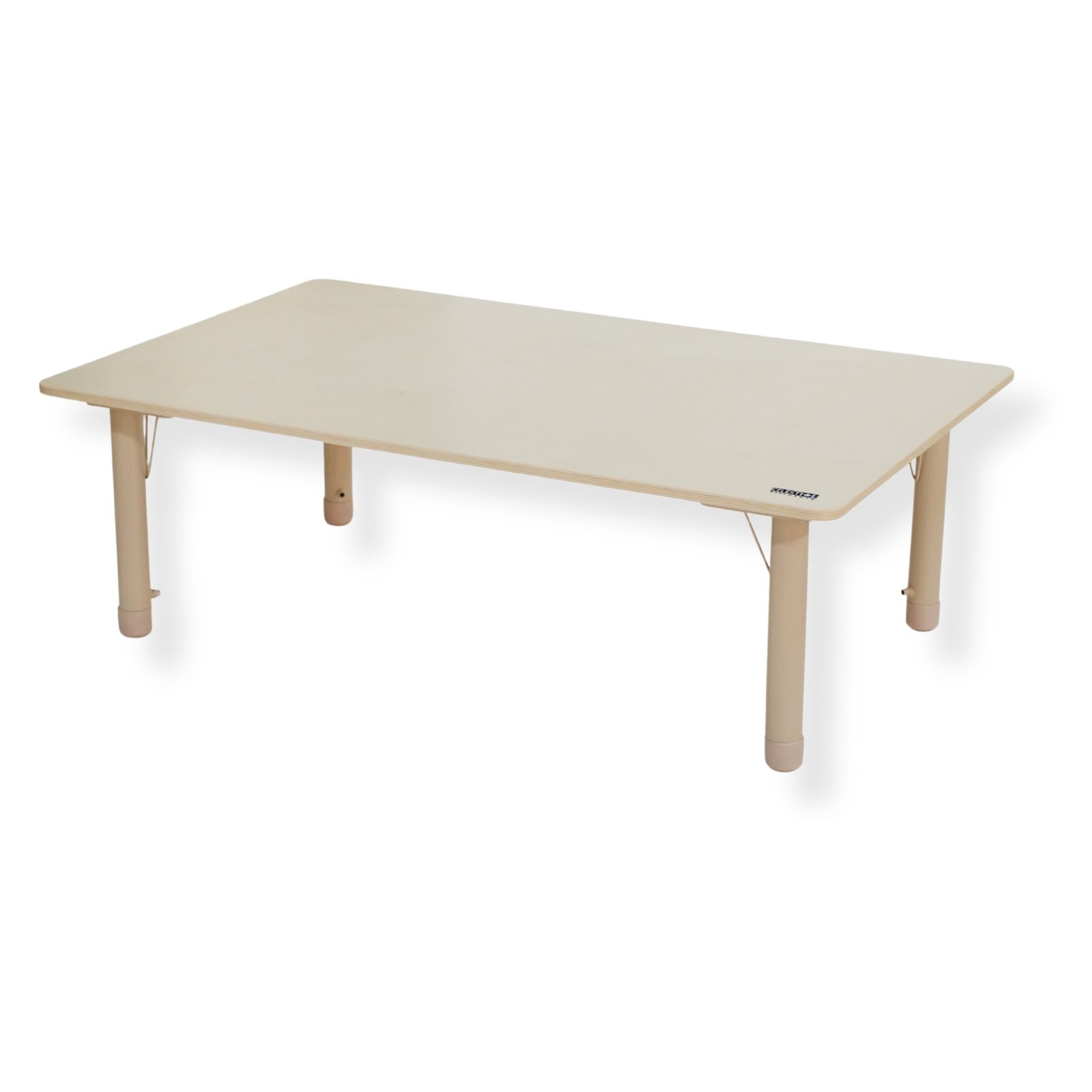 Rectangle T-Mold Adjustable Activity Table with Chunky Leg