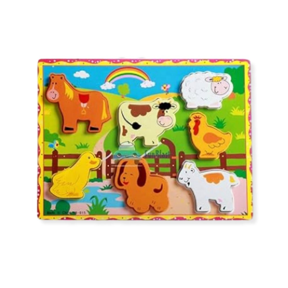 Farm Animals Wooden Puzzle