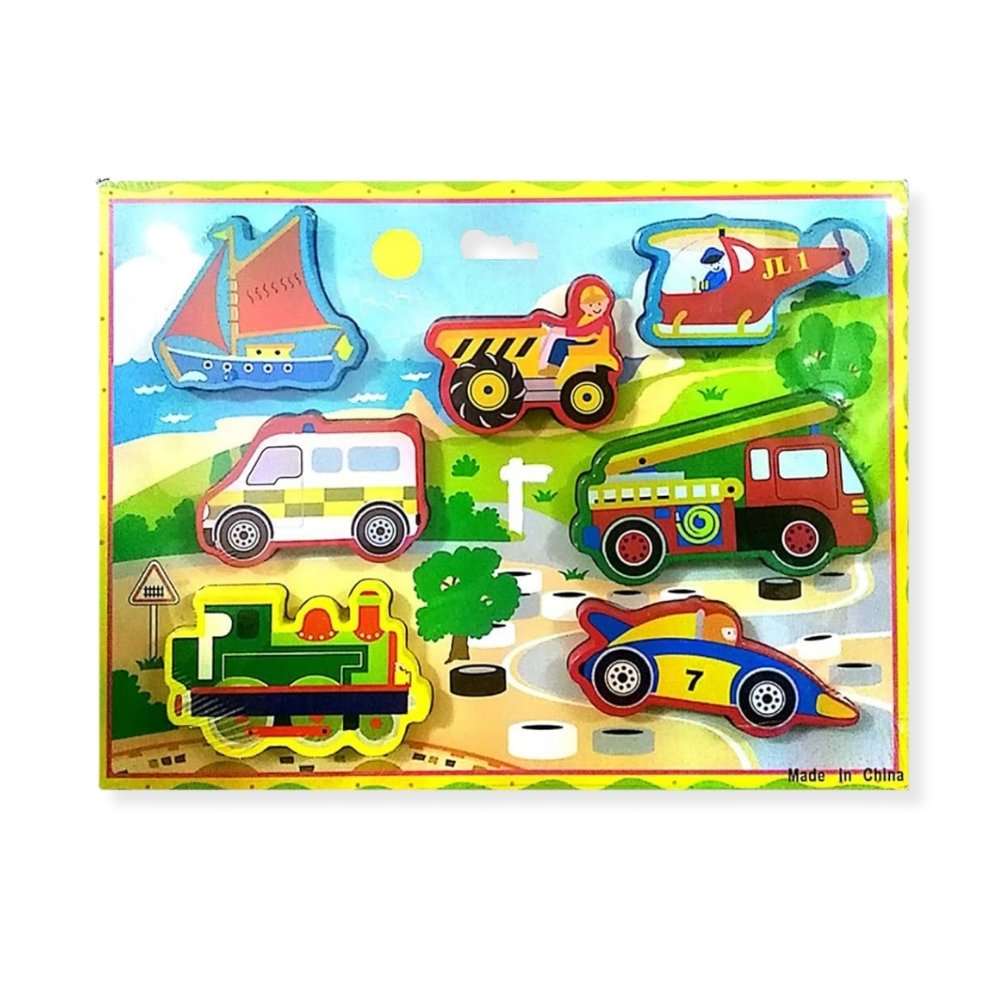 Transportation Wooden Puzzle (Large)