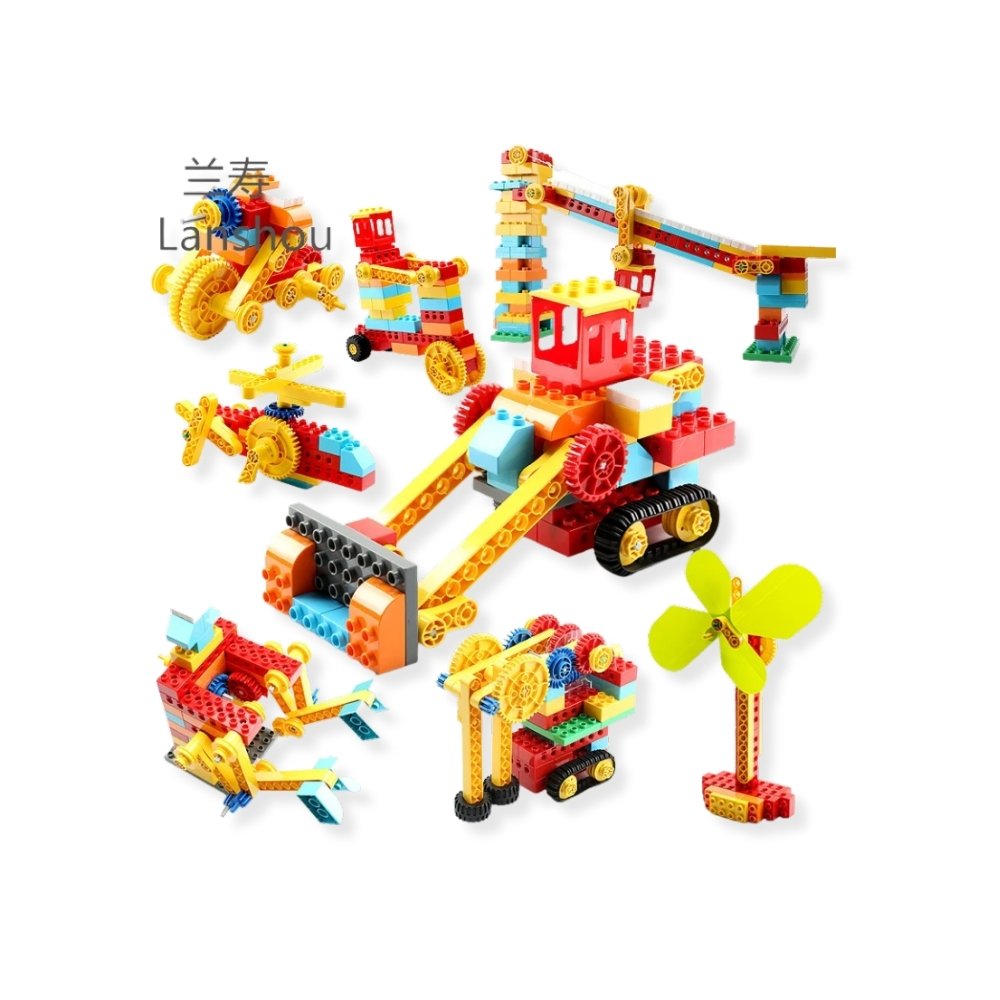 Construction Engineering Erector Block Sets 329PCS