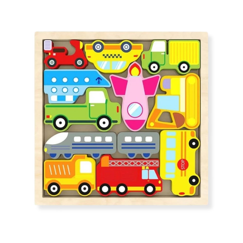 Transportation Wooden Puzzle (Small)