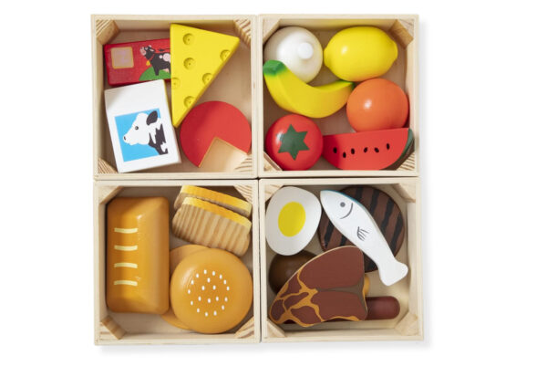 Wooden Food Group Set