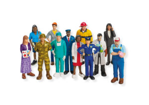 Multicultural Community Helper Figures