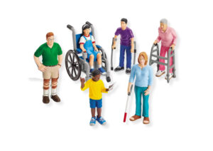 Friends with Disabilities Play Figures
