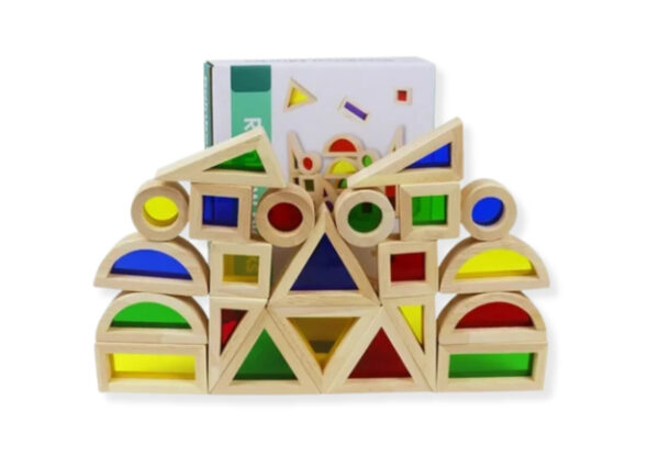 Rainbow Bricks, Set of 36