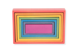 Wooden Rainbow Architect Rectangles