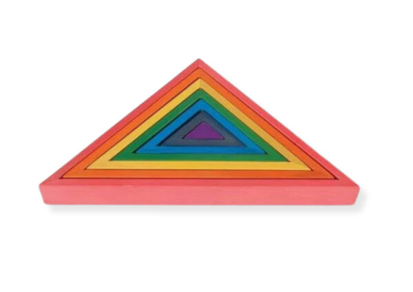 Wooden Rainbow Architect Triangle