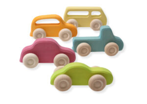 Rainbow Wooden Community Vehicles
