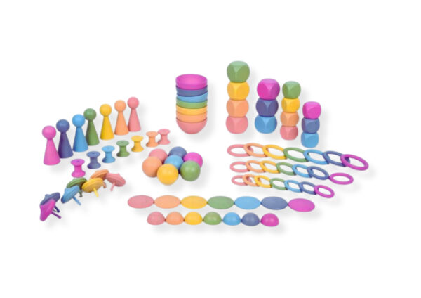 Rainbow Wooden Super Set