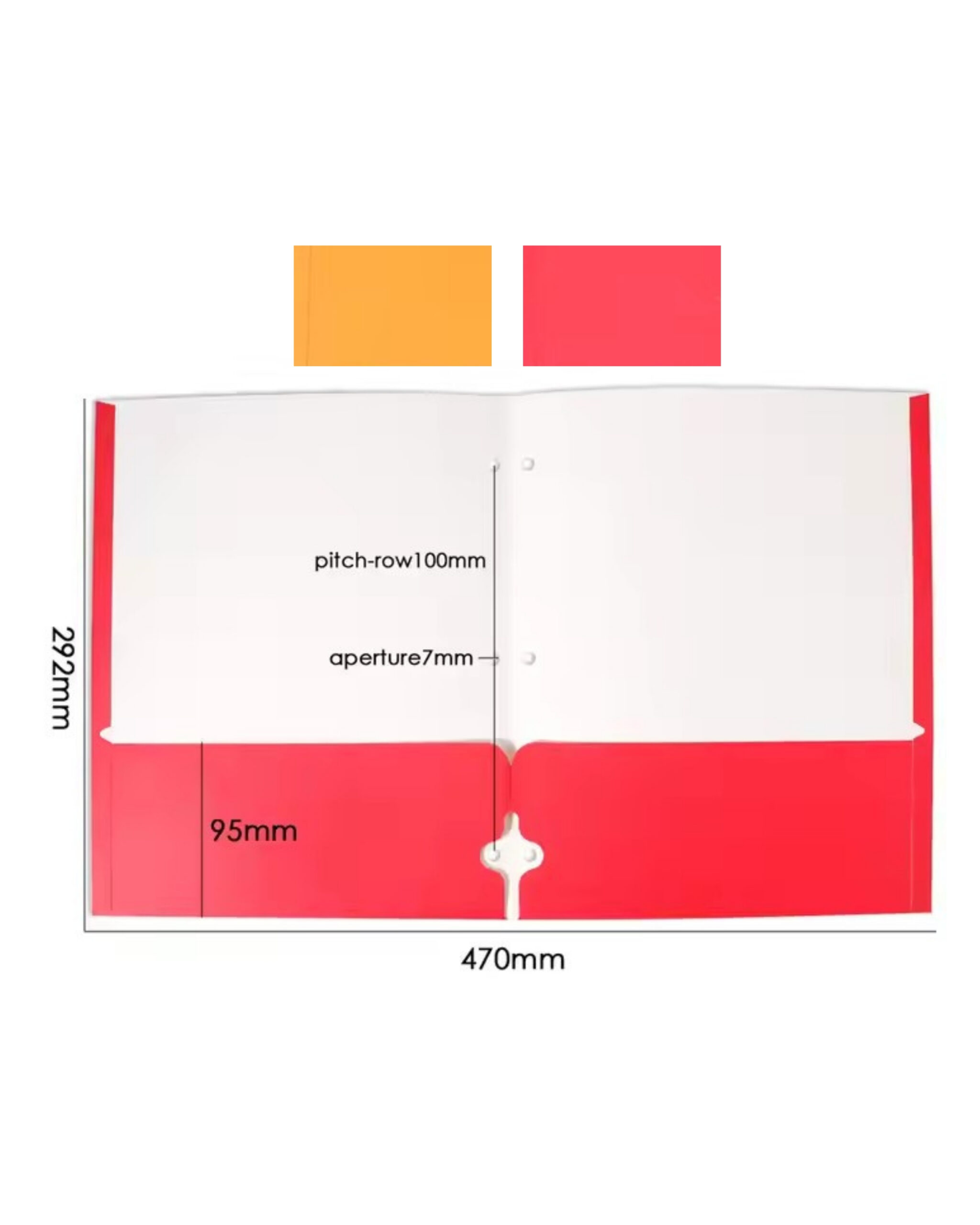 Paper File with two pockets