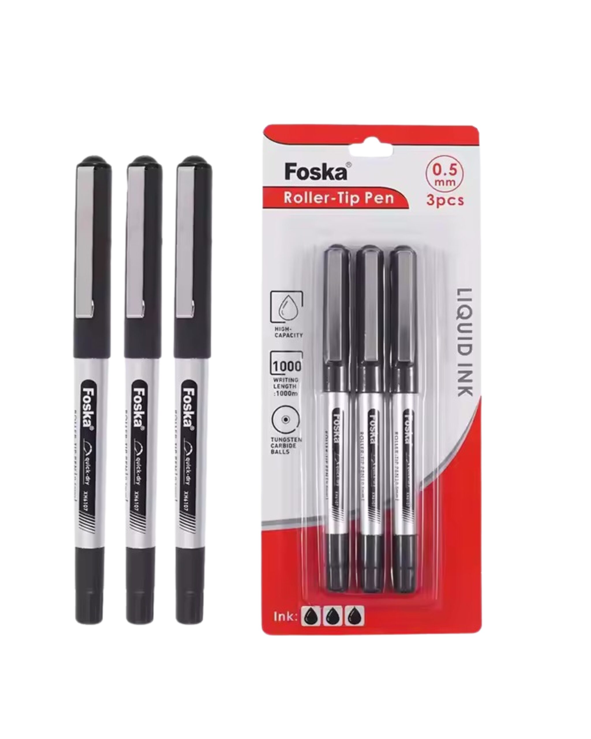 Roller-tip pen (Black)