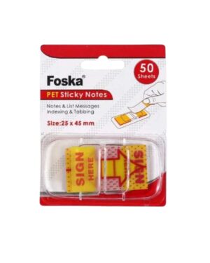 "SIGN HERE" Sticky index